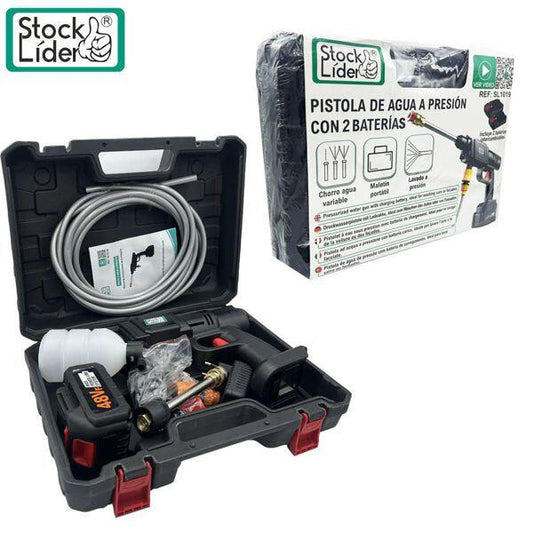 Pistola de agua a presión con 2 baterías