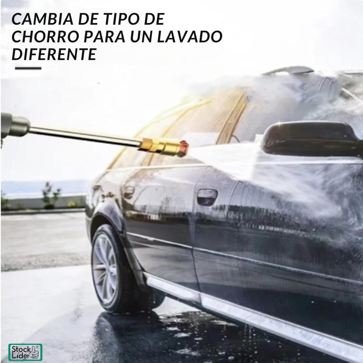 Pistola de agua a presión con 2 baterías