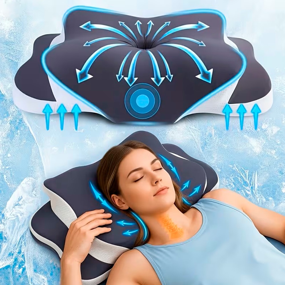 Almohada Cervical Viscoelástica Ergonómica