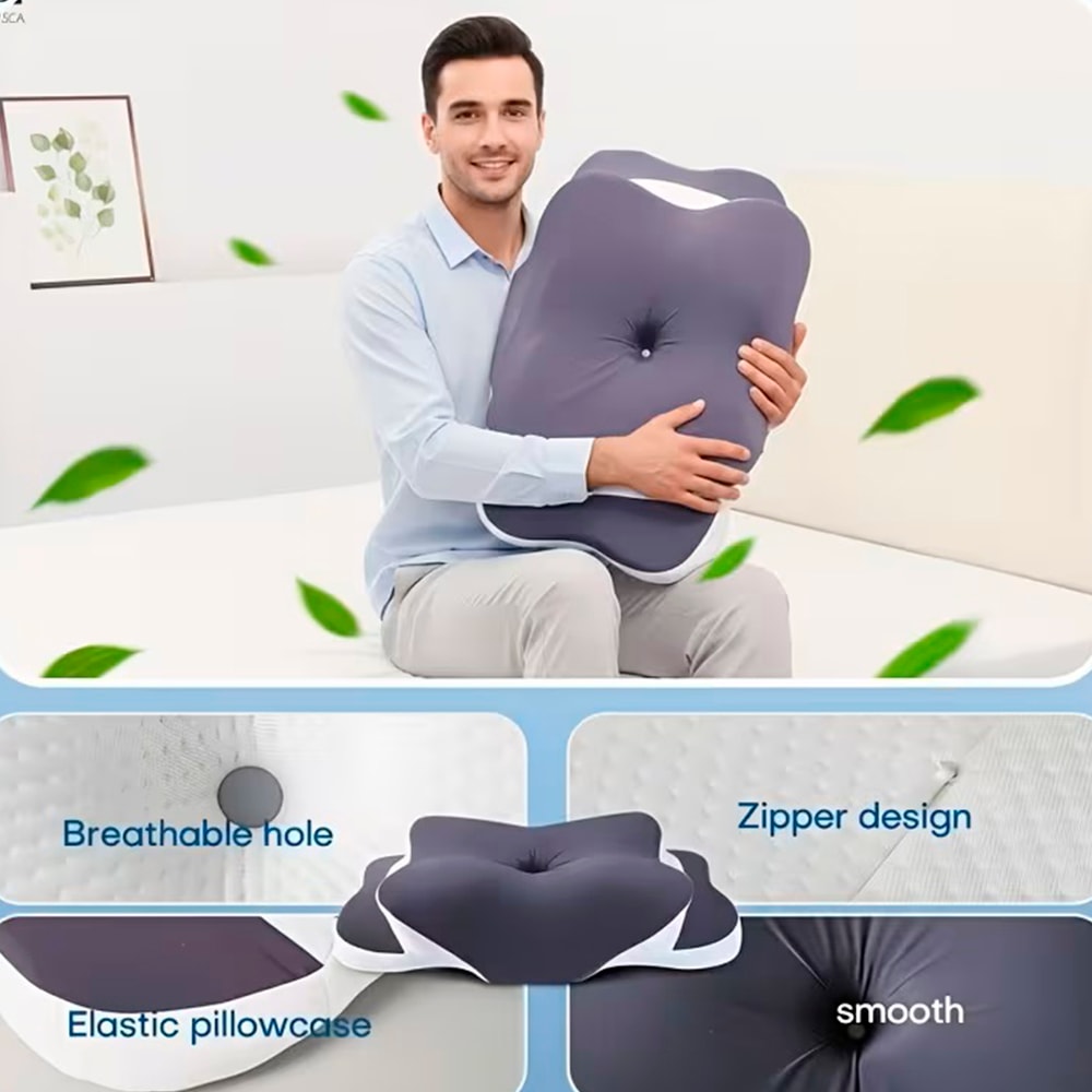 Almohada Cervical Viscoelástica Ergonómica