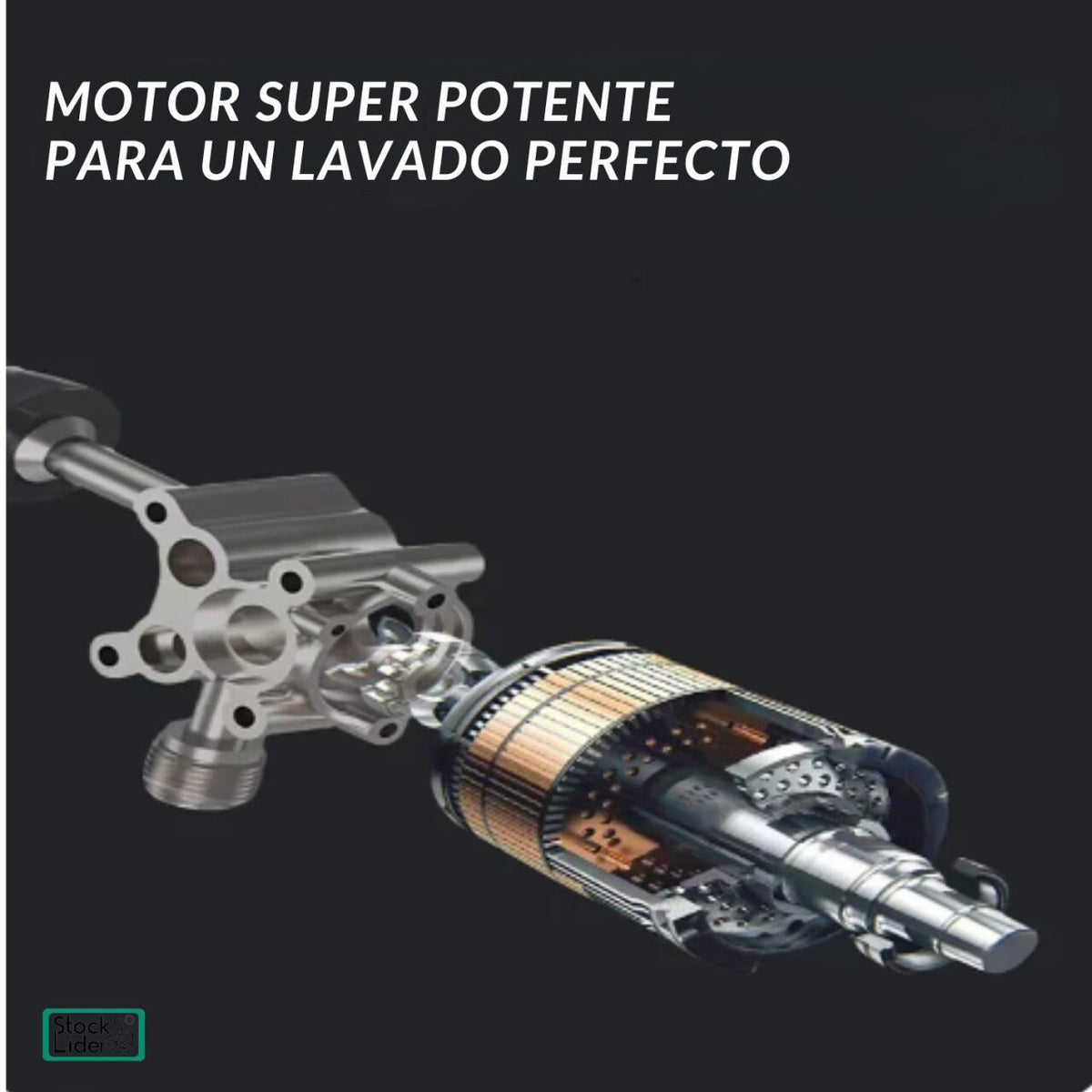Pistola de agua a presión con 2 baterías